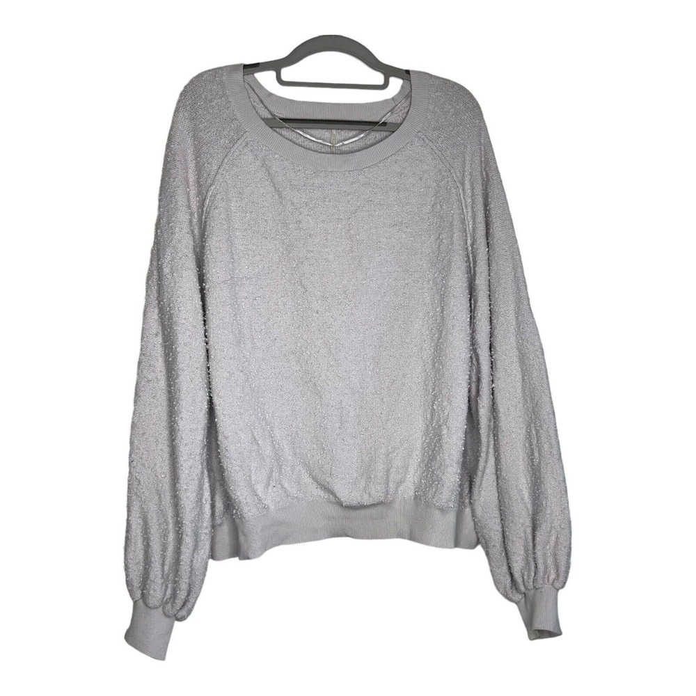 Free People Found My Friend Pullover Lavender Women L